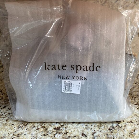 Kate Spade Parker Medium Satchel Bag NWT Pebbled Leather "Avalon Mist" - Picture 3 of 8